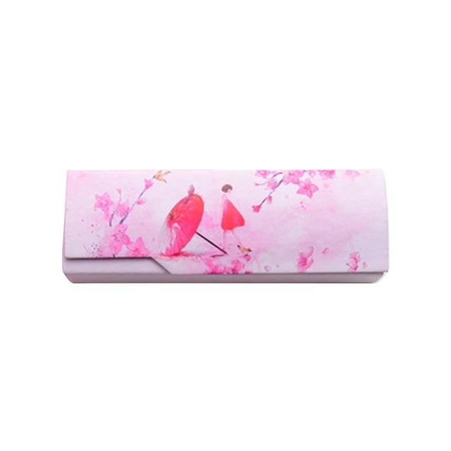 Caja portátil para gafas de dibujos animados, estuche de almacenamiento para gafas con marco para estudiantes (#9)