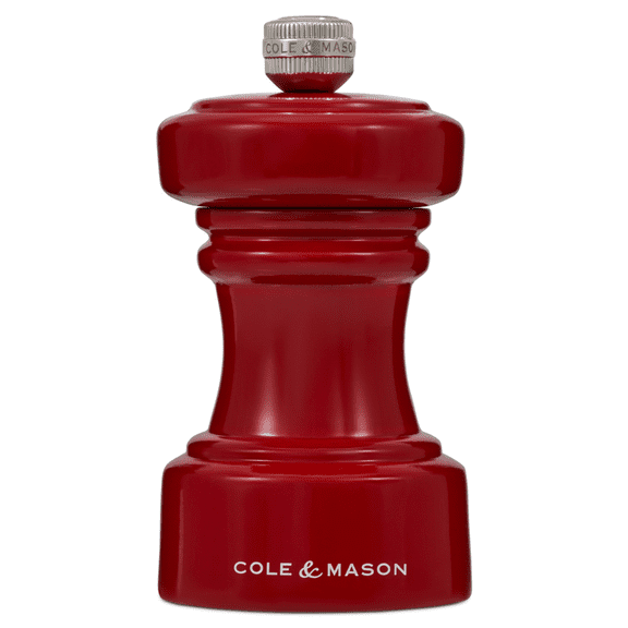 Cole & Mason Hoxton Red Gloss Salt Mill 104mm / 4"