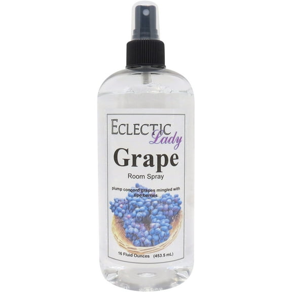 Grape Room Spray by Eclectic Lady, 16 Ounces, Fragrant Aromatic Room Mist For Home, Room, Office