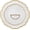 Clear & Gold Contemporary, variant on PLASTICPRO Elegant Plastic Dinner Plates Granite Purple Gold Rim Plastic Silverware, 32 Pack
