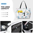thumbnail image 2 of Wukai Scarf Bear Print Zipper Bag,large Beach Tote Bag,Waterproof Sandproof Bag,Grocery and Picnic Tote Travel Bag, 2 of 5