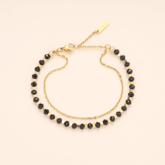 NICKSUN Multi Strand Beaded Bracelets Moonstone Crystal Jewelry Hypoallergenic Gold Plated Elegant Statement Keepsake Jewelry Gifts