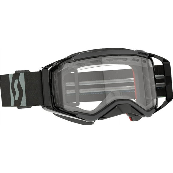 Scott Prospect Snow Cross Goggles Black/Gray w/Clear Lens