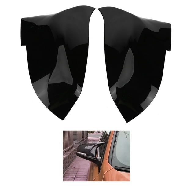 Paar Abdeckungen Außenspiegel Schwarz – Compatible BMW Série 1, 2, 3, 4, X1, M2 (F20 F21 F30 F32…)