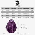 thumbnail image 6 of SaphiRose Lightweight Kids Rain Poncho Jacket Waterproof Outwear Rain Coat, 6 of 6