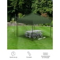 thumbnail image 6 of TROPOW 10x10 Pop Up Canopy - Outdoor Canopy Tent with Portable Roller Bag - One Button Push Setup, 3 Adjustable Height, 4 Weight Bags, 8 Stakes & 4 Guy Ropes Included,Gray, 6 of 7