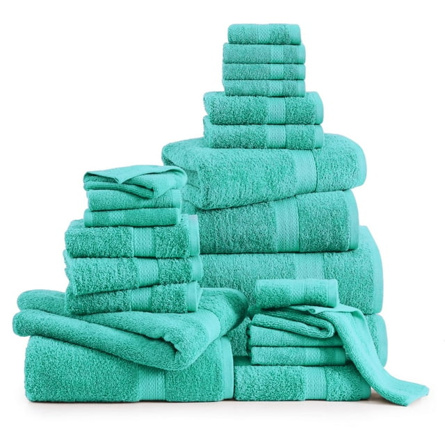 Juego de toallas de baño LANE LINEN, 100% algodón mercerizado, 24 piezas