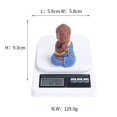 thumbnail image 4 of Pequeña estatua de Buda Bonito adorno de estatua de Buda, pequeña figura budista, decoración coleccionable Fanmusic Pequeña estatua de Buda, 4 of 7