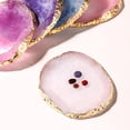 thumbnail image 3 of Stone Resin Painting Mixed Color Gold Edge Nail Gel Color Makeup Display, 3 of 4