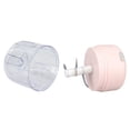 thumbnail image 3 of Picadora de ajo eléctrica Nikou Acero inoxidable 304 250 ml color rosa, 3 of 15