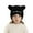Black, variant on AWZXDE Kids Winter Hat With Cat Ears Cozy Knitted Hat For Boys Girls Outdoor Warm Comfortable Lined Cap For Baby Beige