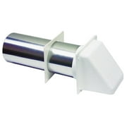 Lambro 4 In. White Plastic Preferred Dryer Vent Hood 224W