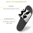 thumbnail image 3 of GZHJMY Stylish Slides for Women Men, Two Happy Sleeping Cartoon Panda Bears Soft Flexible Slip-on Sandals Slippers, 3 of 7
