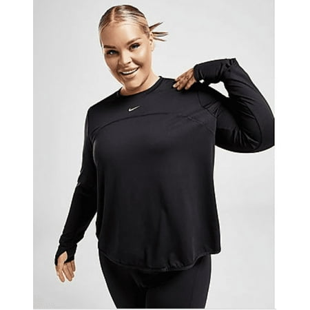 Nike Plus Size Active Dri-fit Swift Element Uv Crewneck Running Top