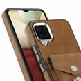 thumbnail image 6 of Nalacover Wallet Case for Samsung A04E, Premium Leather Case with Card Holder, 360°Rotation Ring Kickstand, RFID Blocking Protective Magnetic Back Clsoure Case for Samsung Galaxy A04E, Brown, 6 of 13