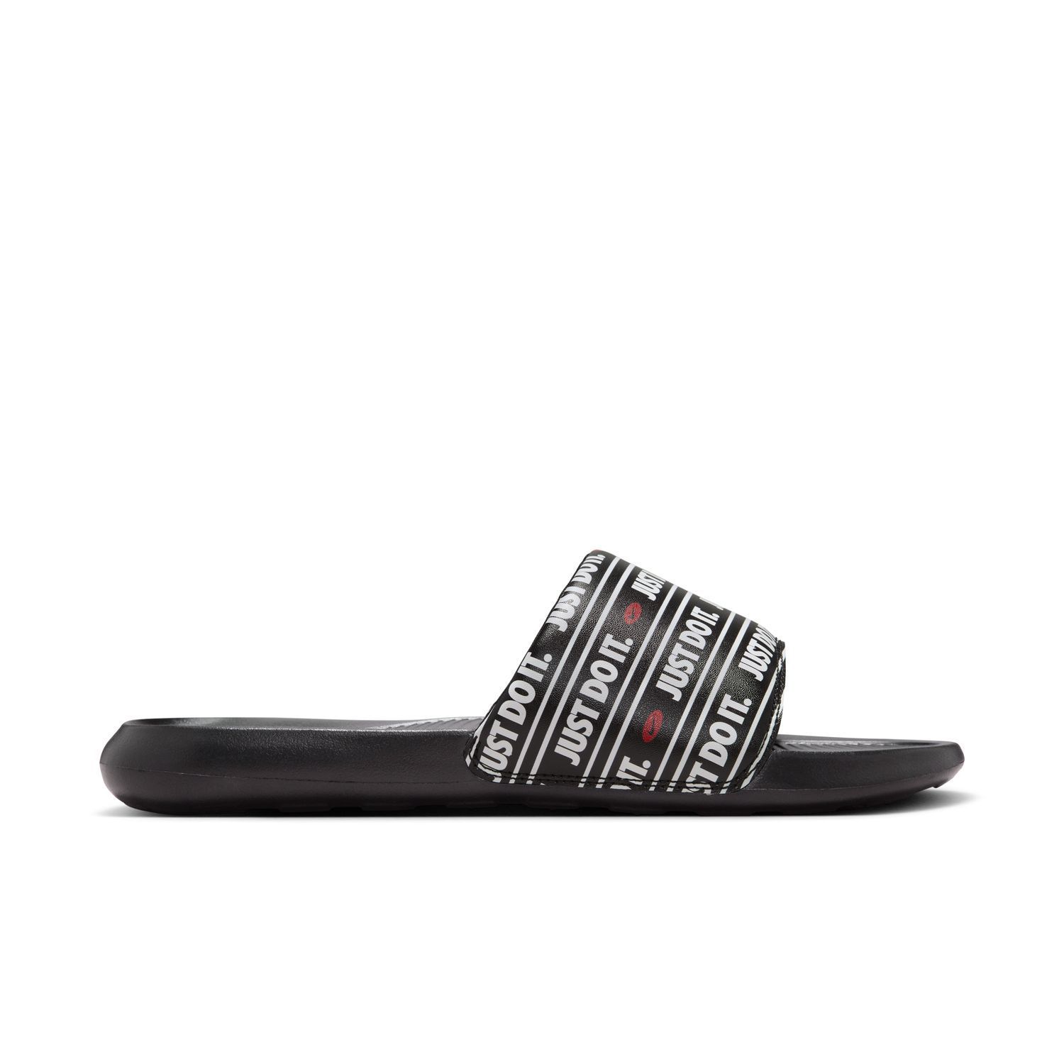 Nike Victori Printed Slide Sandal Men's Black/Red