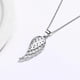 thumbnail image 5 of S925 Sterling Silver Pendant Angel Wings Necklace Fashion Simple Angel Wings Clavicle Chain, 5 of 5