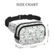 thumbnail image 4 of Fotbe Bicycle Cangurera Cuadrada con Estampado de Doble Capa, Bolsa de Cintura Ajustable Mini para Hombres y Mujeres, 4 of 9