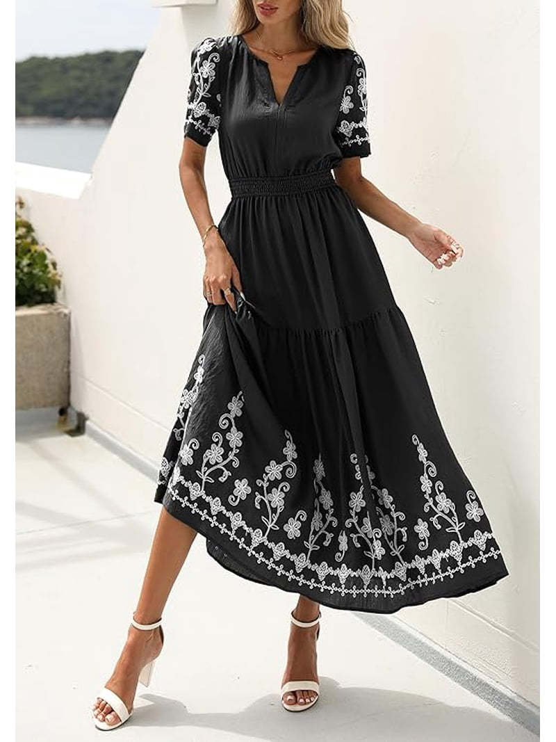 boho maxi wedding guest dresses Dusty Pink Cotton Wedding Dress  Bohemian Open Back Maxi  Greek Goddess  Gown  Bohemian Bridesmaid Dress