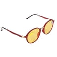thumbnail image 2 of Gafas con bloqueo de rayos azules, lentes amarillas que reducen la fatiga visual por migraña, gafas ligeras para juegos de computadora para hombres, 2 of 14