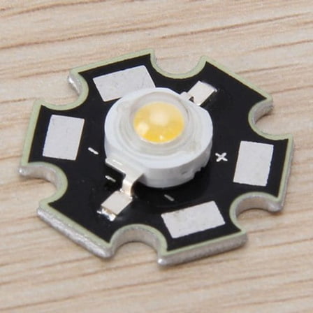 3W High Power Star LED Light Lamp Bulb (White)