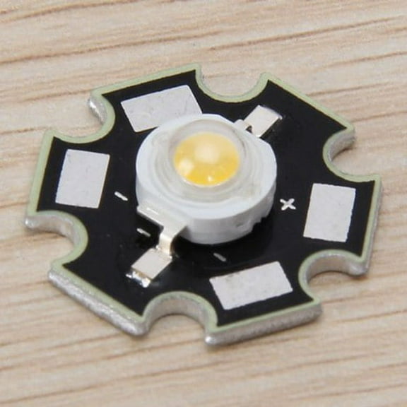 3W High Power Star LED Light Lamp Bulb (White)