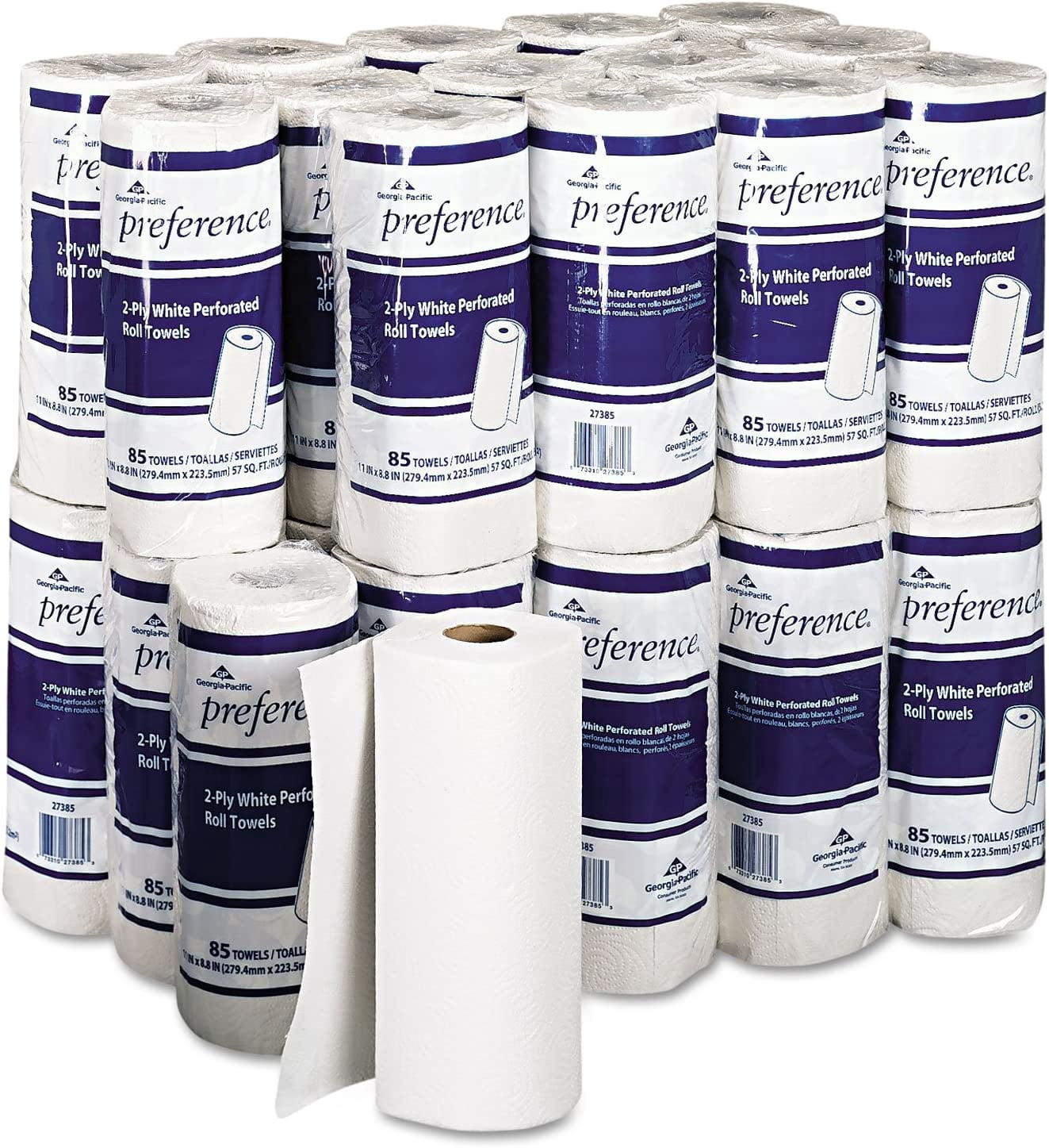 Pacific Blue Select Kitchen Paper Towel, 2-Ply Perforated Roll, 8 4/5 in x 11 in, 30 Count