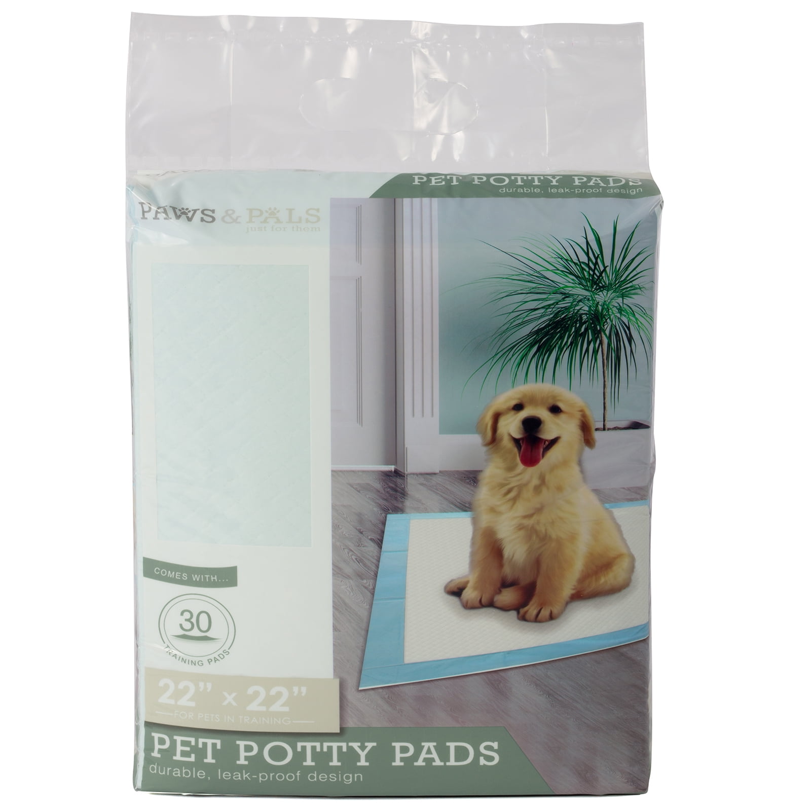 Paws & Pals Paws & Pals Pet Puppy Potty Pads, 5Layer Durable, Leak
