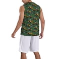 thumbnail image 2 of Xecao Scraper print basketball shirt for both men and women, a unisex basketball jersey perfect for theme parties-Small, 2 of 6