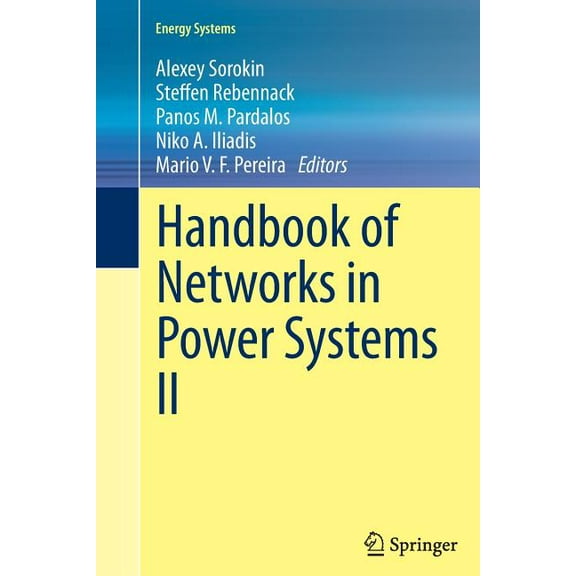 Energy Systems Handbook of Networks in Power Systems II, (Paperback)