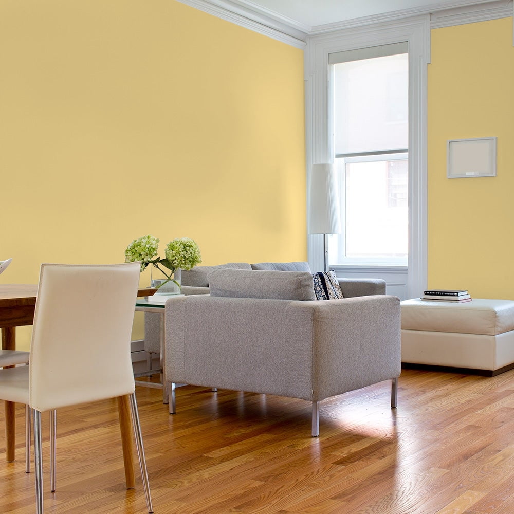 Glidden HEP Interior Paint and Primer, Spinning Straw Gold / Yellow, 1  Gallon, Eggshell - Walmart.com