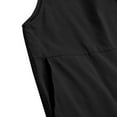thumbnail image 3 of Aayomet Bodysuit For Women Jumpsuit Women Summer Sleeveless Cotton Linen Black Bib Overalls Baggy Capri Jumpsuits With Pockets,Black M, 3 of 5