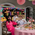 thumbnail image 7 of Vjnyvs Mexican Backdrop Mexico Fiesta Themed Photography Background for Colorful Carnival Bday Party Decorations Banner, 7 of 7