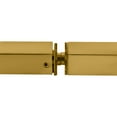 thumbnail image 3 of CRL SQ8X8ULBR Unlacquered Brass 8" x 8" SQ Series Square Tubing Back-to-Back Pull Handles, 3 of 4