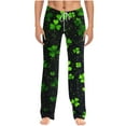 thumbnail image 4 of Wancir Unisex St. Patrick's Day Pajama Pants Elastic Waist with Drawstring for Home Lounge, 4 of 6