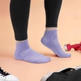 thumbnail image 5 of BambooMN Unisex Mens and Womens Quarter Socks Made of Rayon from Bamboo - Lavender - 4 Pairs - Large, 5 of 7