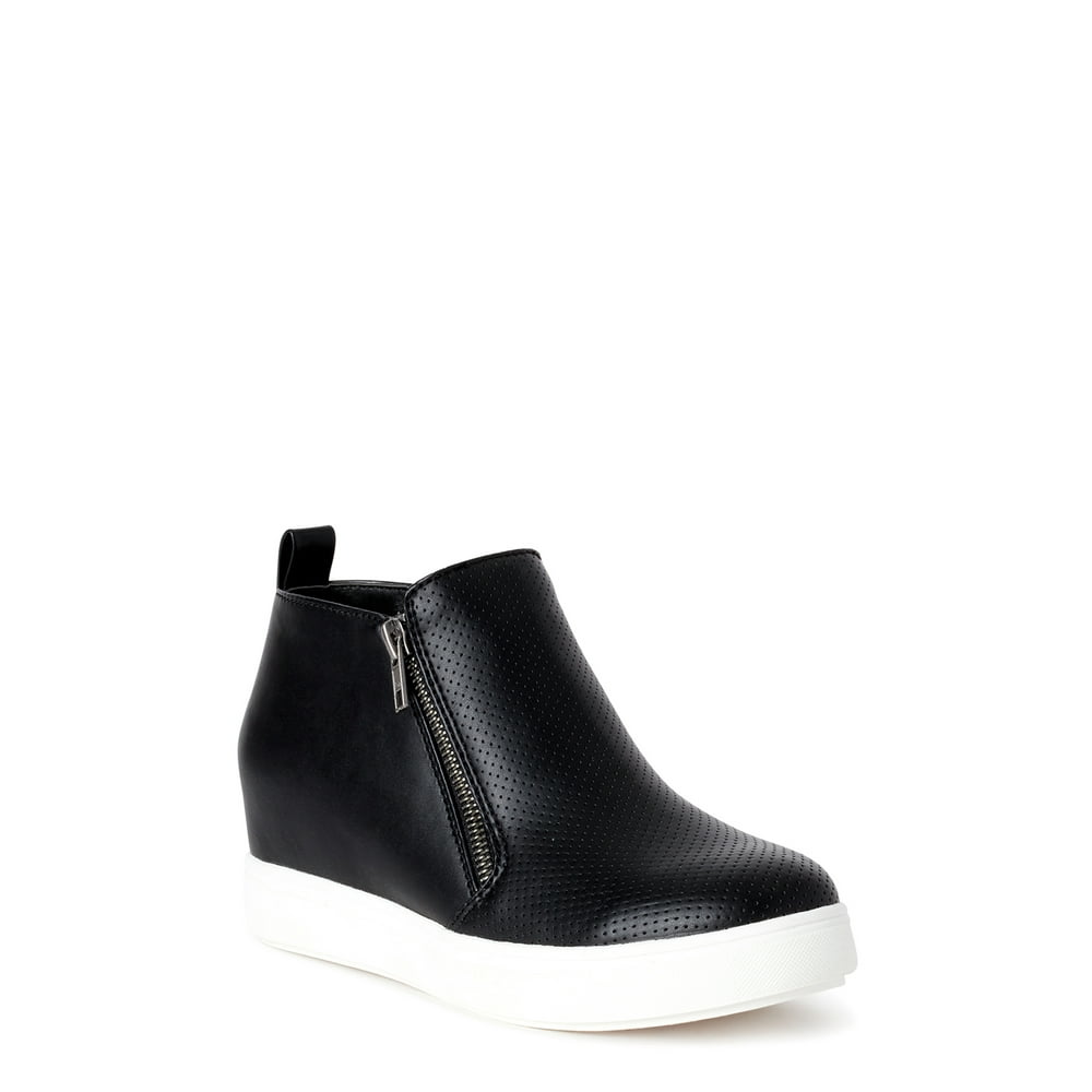 time and tru wedge booties