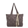 thumbnail image 1 of Bolso Hombro Acolchado para Mujer Bolso Informal Suave para Damas Y Niñas (gris), 1 of 9
