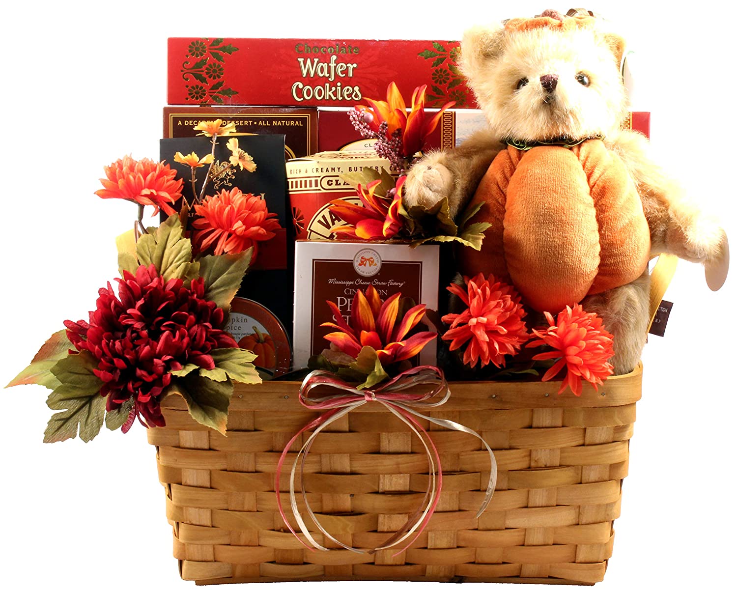 Gobble Gobble Thanksgiving Gift Basket With Snacks Of The Season Walmart Com Walmart Com