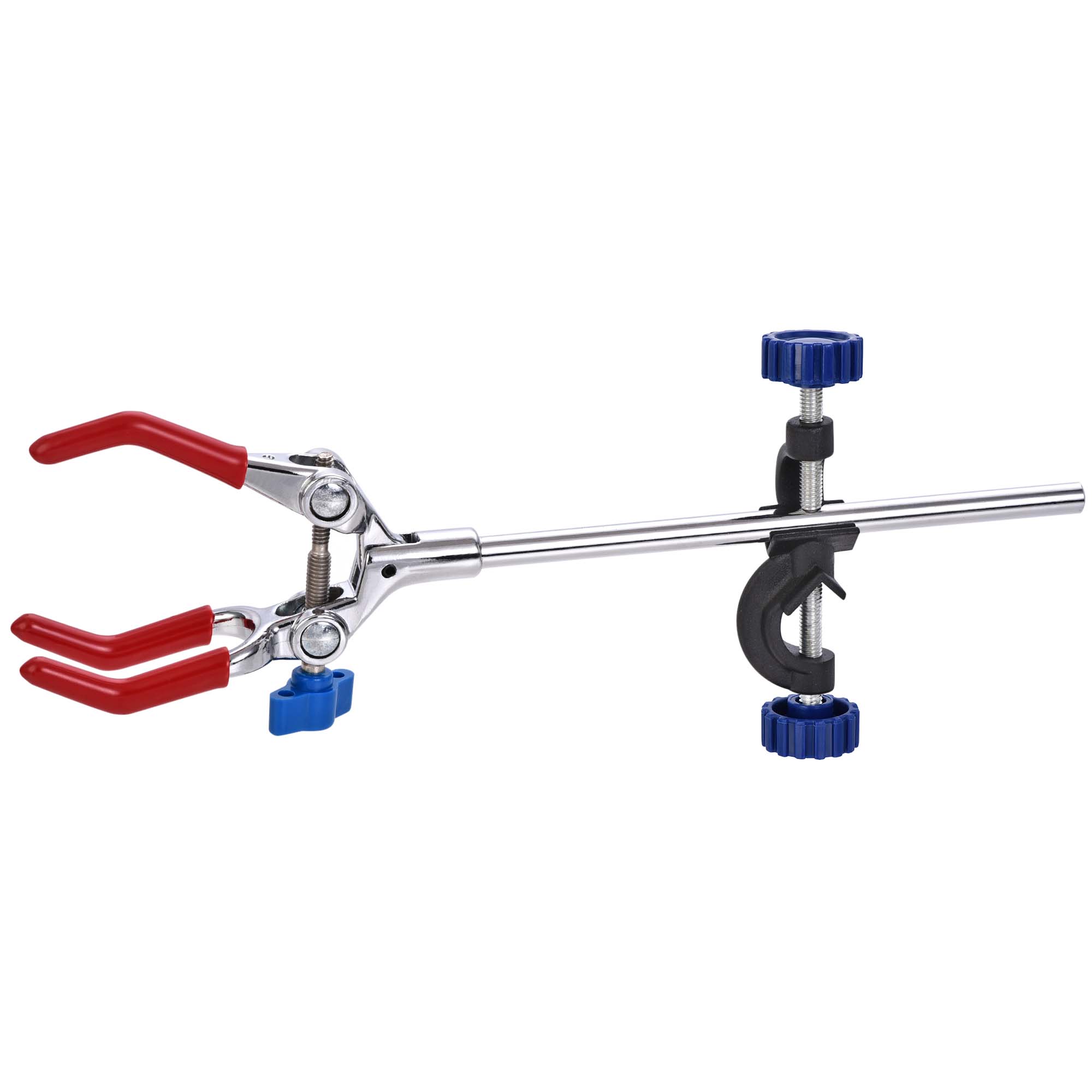 Uxcell Labs Clamp,3 prongs Flask Beaker Clamp Opens Up to 70mm Diameter