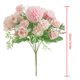 thumbnail image 2 of Decoración floral para el hogar ramo de flores rosas artificiales boda tela de seda nupcial ramo de flores falsas, rosa claro 3 Piezas sidaley HA6621-02B*3, 2 of 5