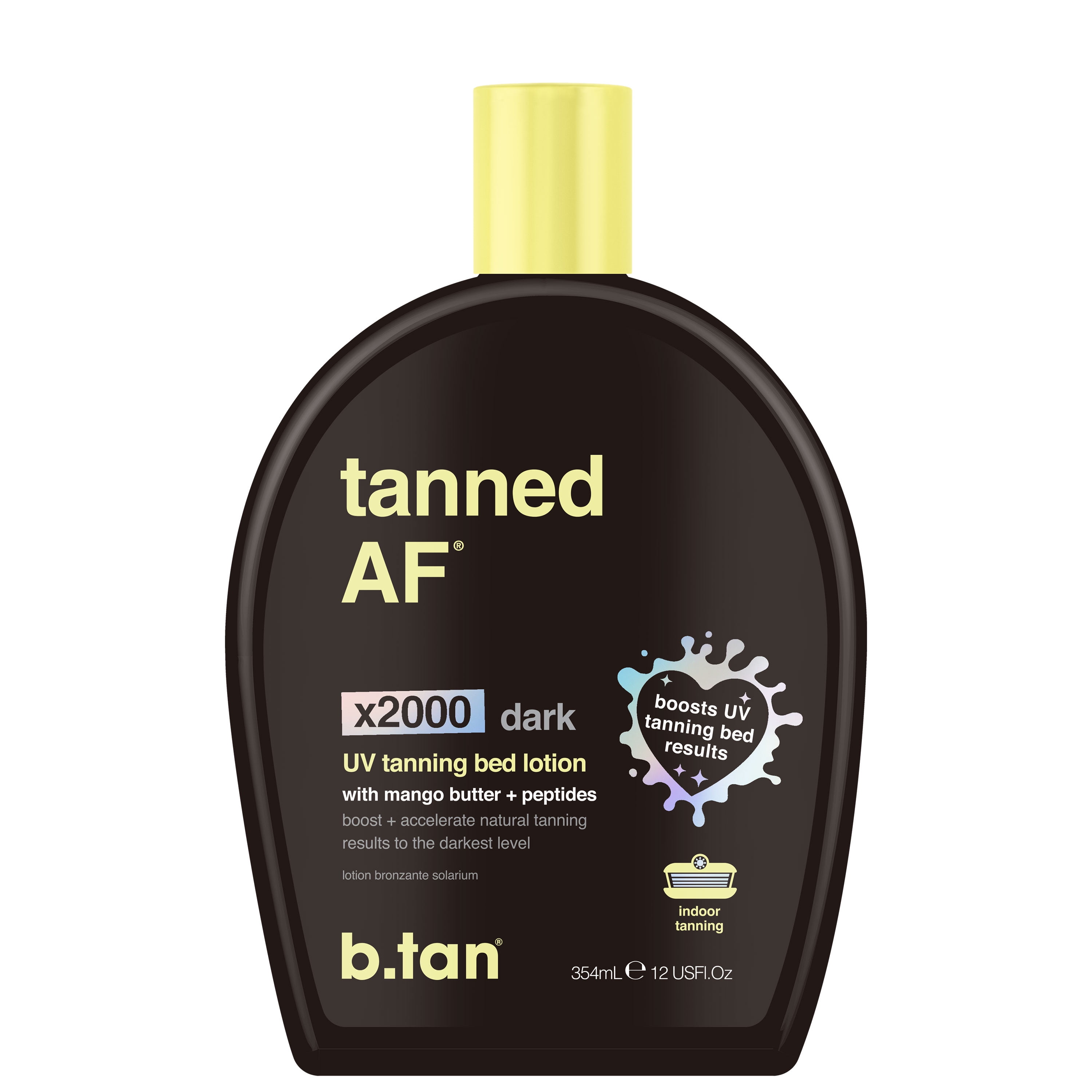 B.TAN Tanned AF Bräunungs-Intensivierer – Beschleunigt Die Bräune In Der Sonne, 8 Oz Öl Für Dunklere Hauttöne