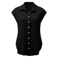 thumbnail image 4 of Cowsor Boys Girls Solid Color Short Sleeve Polo Shirt Casual Collared Top for 3-14 Years Old School Wear, 4 of 6
