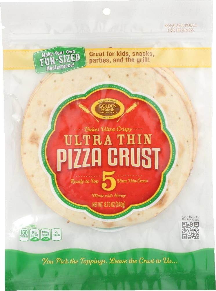 Ultra Crispy and Ultra Thin Pizza Crust 7Inch, 8.75 oz, 1 Pack