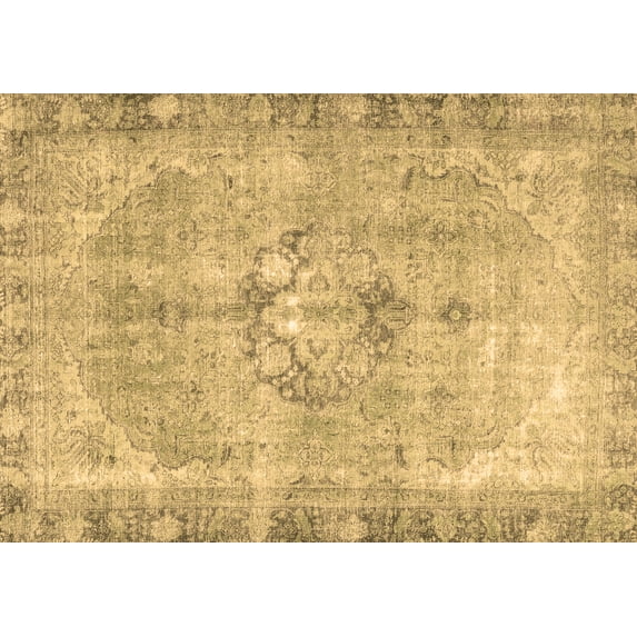 Ahgly Company Indoor Rectangle Persian Brown Traditional Area Rugs, 5' x 7'