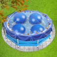 thumbnail image 3 of ZerUprin 4 Pcs Round Pool Air Pillows - 4 x 4 Ft Ice Equalizer Air Pillow for Above Ground Pools - Swimming Pool Winterizing Closing Cover Pillow with Ropes for Support P, 3 of 7