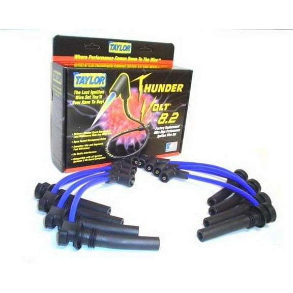 Taylor Wire / Vertex 82641 TAY82641 THUNDERVOLT 8.2 CUSTOM 8 CYL BLUE Fits select: 2005 DODGE RAM 1500 ST/SLT, 2005 DODGE MAGNUM R/T