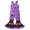 Purple, variant on Cotton Halloween Romper Toddler Baby Girls Halloween Jumpsuit Sleeveless Sling Flared Bottoms Pumpkin Romper