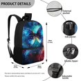 thumbnail image 5 of Uourmeti Butterfly Pattern Design Multiple Pockets Daypack for Travel Outdoor, Premium Non Fade Backpack Large Capacity School Backpack, 5 of 6