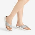 thumbnail image 6 of Women Platform Flip Flops for Women Soft Thong Sandals Summer Casual Lightweight Comfortable Flat Slippers Walking Shopping Gathering Vacation Shoes, 6 of 6